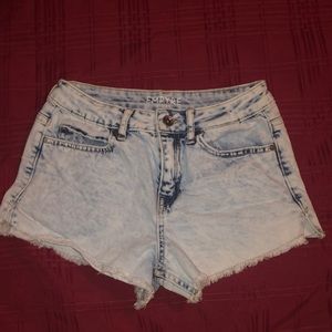 Denim shorts